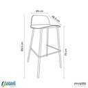 Ver imagem 6 de Kit 2 Banquetas Hana Pp Várias Cores - Rivatti