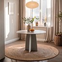 Ver imagem 6 de Mesa Redonda Alba 90cm MDF 4 Lugares Byhouse