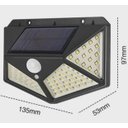 Ver imagem 3 de Kit 2 Luminária Solar 100 Leds Sensor Presença sem Fio