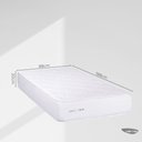Ver imagem 4 de Colchão Solteiro Enrolado Espuma D28 Seleno 88x20 Branco