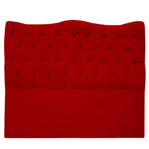 Cabeceira Dubai 100cm Suede - Renascer Decor:vermelho