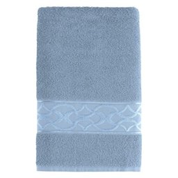 Toalha de Banho Felpuda Teka Diamante Deluxe - Leme Azul - 1