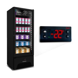 Freezer Expositor Vertical VF50AH Metalfrio Optima All Black 581L 220V - 6