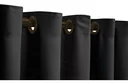 Ver imagem 4 de Cortina Blackout Preto com Ilhós 2,80m X 2,50cm Decoração