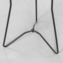 Ver imagem 4 de Mesa Lateral Filete Redonda Preto e Louro Freijó 42x45,5cm Abra Casa
