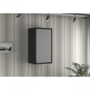 Ver imagem 2 de Armário Aéreo Multiúso Itatiaia Smart - 1 Porta - Preto C-cinza