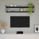 Ver imagem 1 de Nicho Industrial para Sala - Prateleira de Parede - Suporte Decorativo