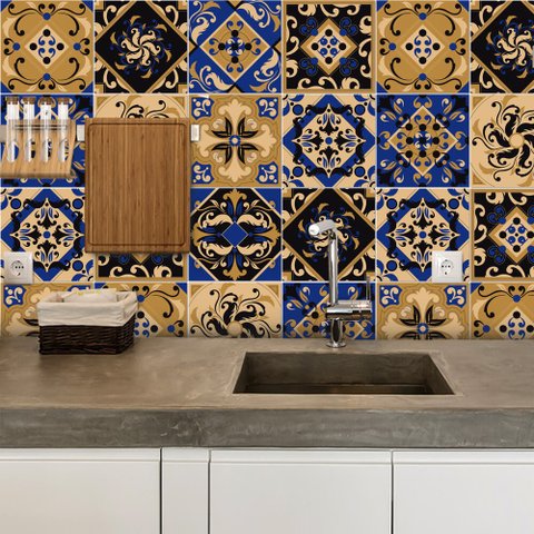 Adesivo de Azulejo Místico Arte Destaque