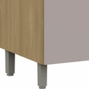 Ver imagem 2 de Balcão de Cozinha com Pia Inox 120cm Mirella Freijó/cinammon L01 - Mpozenato