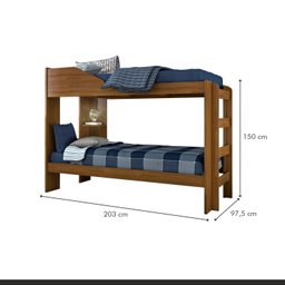 Beliche Solteiro Indy Conquista Móveis - 3