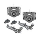 Ver imagem 1 de Sistema Deslizante Ro 50 4026 (50 Kg) Sobreposto para 01 Porta Rometal 01 Kit