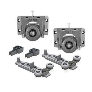 Sistema Deslizante Ro 50 4026 (50 Kg) Sobreposto para 01 Porta Rometal 01 Kit
