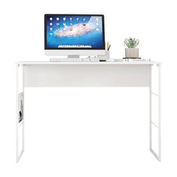 Mesa industrial para Computador notebook escritório Caemmun Tamanho 120x45x75:Branco - 2