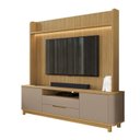 Ver imagem 3 de Estante p/ TV Home Theater até 70 pol 215CMX195CM Pés em Madeira Maciça Frisado Cannes Hannover/Fend