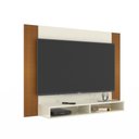 Ver imagem 5 de Painel Tv 43 Polegadas Suspenso com Nichos Bonsai - Off White e Ripado Off White e Ripado