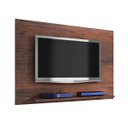 Ver imagem 2 de Painel de Parede Simples Tv Suspenso Prateleira/nicho Café