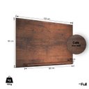 Ver imagem 3 de Painel de Parede Simples Tv Suspenso Prateleira/nicho Café