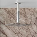 Ver imagem 4 de Chuveiro Ducha Teto Kit 9 Uni Inox 20x20 Slim Quadrado Banheiro Piscina Box Area Externa