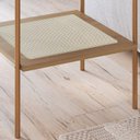 Ver imagem 6 de Mesa Lateral 58 Cm Pes Metal Palhinha Oslo 28962 Hanover Artesano
