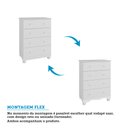 Ver imagem 6 de Quarto de Bebê Completo com Guarda Roupa Smim Cômoda Mimo e Berço Uli