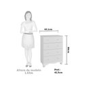 Ver imagem 4 de Quarto de Bebê Completo com Guarda Roupa Smim Cômoda Mimo e Berço Uli