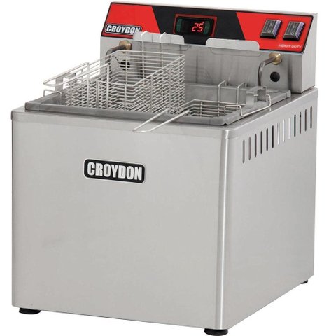 Fritador Elétrico Digital de Mesa Croydon Zona Fria 8000W 15 Litros FZM8-D 220V