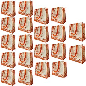 Sacola de Ombro Ecobag Kit 20 Uni Bolsa Reutilizavel Compras Mercado Multiuso Portatil Ab.midia Rafi