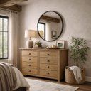 Ver imagem 2 de Cômoda Madeira Maciça Pinus 8 Gavetas Quarto Closet Boho Rústico