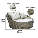 Ver imagem 7 de Kit 2 Espreguiçadeiras Mesa Roma Chaise Lívia Cadeira Emily