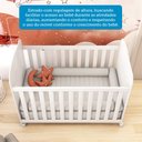 Ver mais imagens de Quarto de Bebê Guarda-Roupa 3 Portas Cômoda e Berço MDF Mimo Espresso Móveis Branco Brilho
