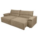 Ver imagem 7 de Sofá Retrátil e Reclinável 3 Lugares Molas Ensacadas 200cm Veludo Malta