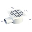 Ver imagem 2 de Ralo Orientável Mini em PP 10,5x10,5cm Odem