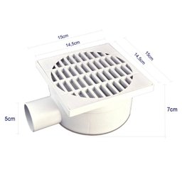 Ralo Orientavel Maxi em PP 15x15cm Odem - 2