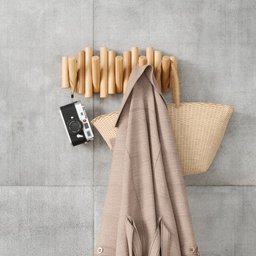 Cabideiro Decorativo de Madeira com 5 Ganchos Modelo Picket - 2
