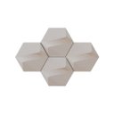 Ver imagem 1 de Revestimento Hexagonal 3d - Ferro Fluid - Montizi:granito Branco