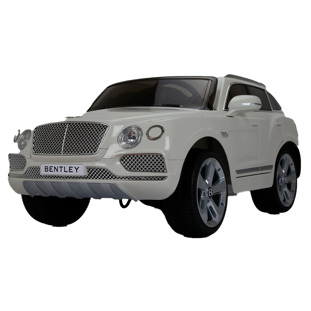 Mini Bentley Bentayga Branco Carro Elétrico Infantil A Bateria Para Crianças Motorizado Menino Menin - 2