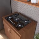 Ver imagem 4 de Balcão para Cooktop de Cozinha 2 Portas Turim para Cooktop 5 Bocas Movelove