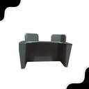 Ver imagem 2 de 50 Pés de Plástico para Móveis Fixação Segura Ideal para Armários Estantes Cômodas Ivy:cinza