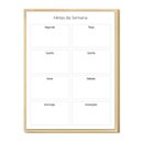 Ver imagem 1 de Quadro de Anotações Mural Metas da Semana Planejamento Objetivos