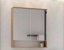 Ver imagem 2 de Kit Banheiro Completo Nogal Fosco Gabinete Espelheira e Cuba:nogal