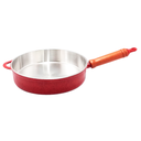 Ver imagem 2 de Frigideira Aluminio Fundido 34cm - Vermelha Pigmentada