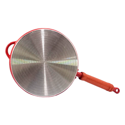 Frigideira Aluminio Fundido 34cm - Vermelha Pigmentada - 5