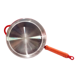 Frigideira Aluminio Fundido 34cm - Vermelha Pigmentada - 4