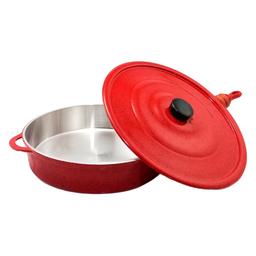 Frigideira Aluminio Fundido 34cm - Vermelha Pigmentada - 3