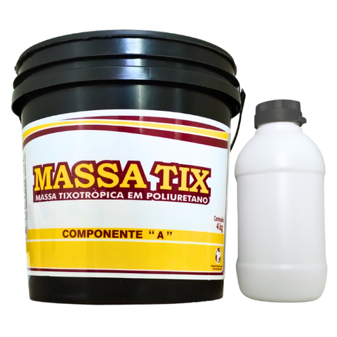 Argamassa Tixotrópica Impermeabilizante em Poliuretano 5kg | Massa Tix