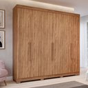 Ver imagem 2 de Guarda Roupa Maite 6 Portas 6 Gavetas com Pés Mdf