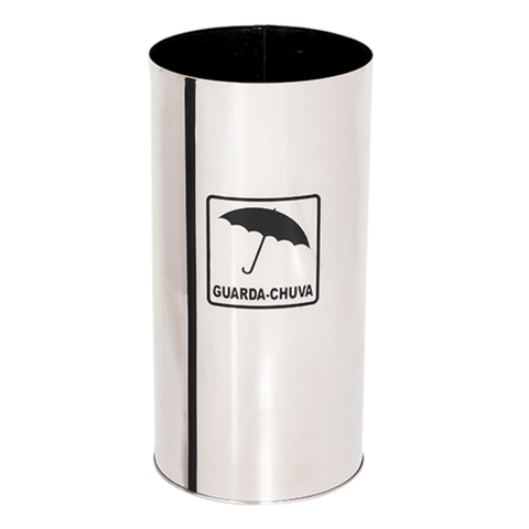 Porta Guarda-chuvas 27l de Aço Inox