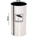 Ver imagem 2 de Porta Guarda-chuvas 27l de Aço Inox