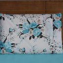 Ver imagem 2 de Fronha Esmeralda Percal 150 Fios 100% Algodão 70x50cm sem: Fronha Esmeralda - Azul Tiffany
