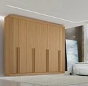 Ver imagem 1 de Guarda Roupa Daymond 8 Portas Ripado 100%MDF D Doro Móveis